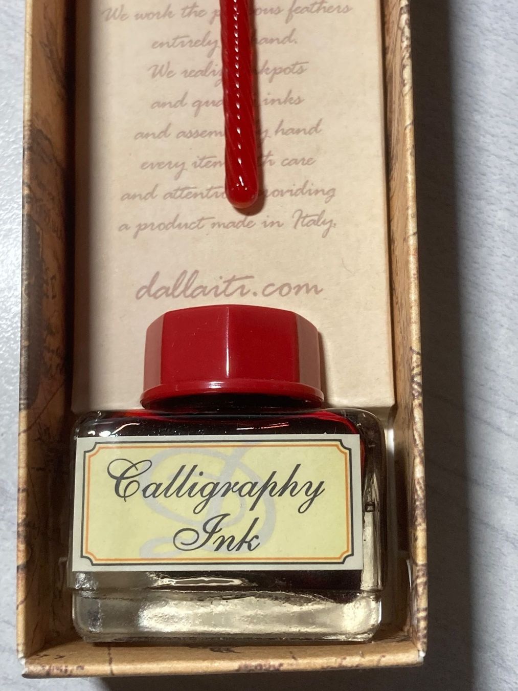 Stylos & Marker: Glasfederhalter mit Tinte - Rot – Neuf avec emballage d'origine à Basel par ce_mettier 3