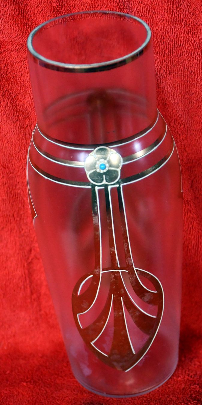 Vasen & Gefässe: Glas Vase  Jugendstiel 60 cm Hoch – Gebraucht aus Rotkreuz von salsanera 3