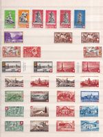 Pro Patria Briefmarken ab 1938, postfrisch