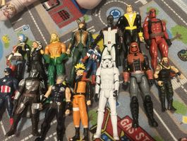 Actionfiguren Set Marvel DC Star Wars diverse Figuren