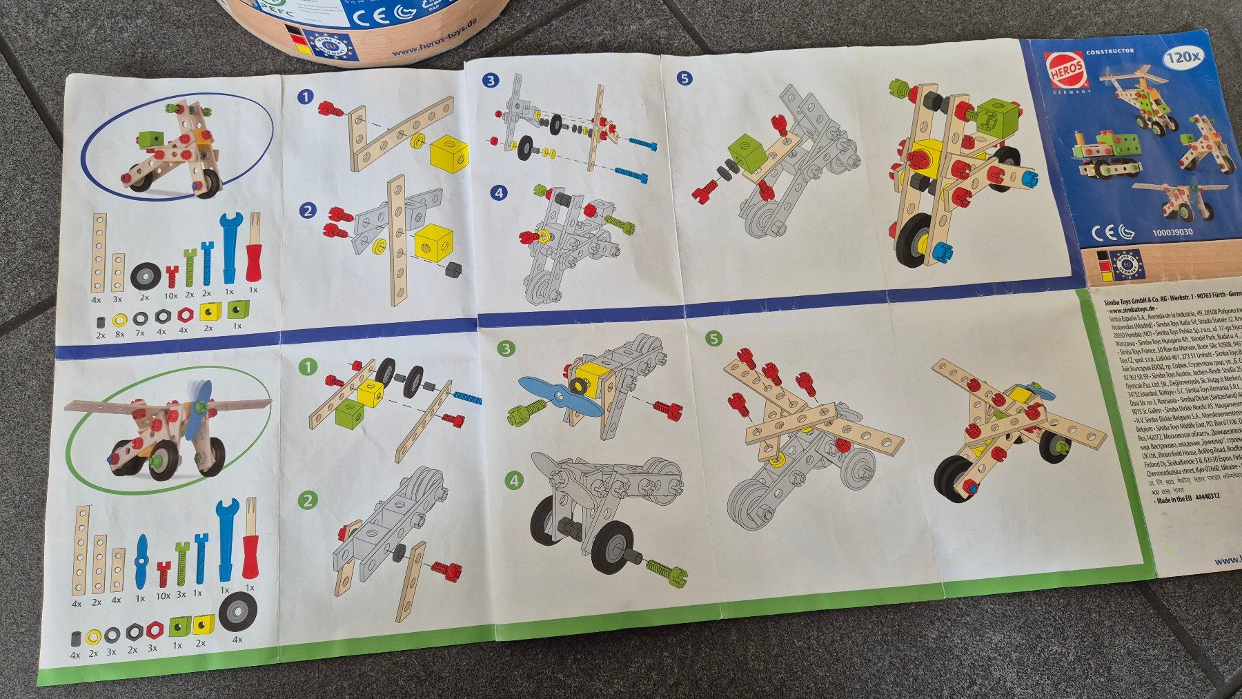 Jouets: HEROS Constructions 120tlg – D'occasion à Wasen im Emmental par asstaehli 4