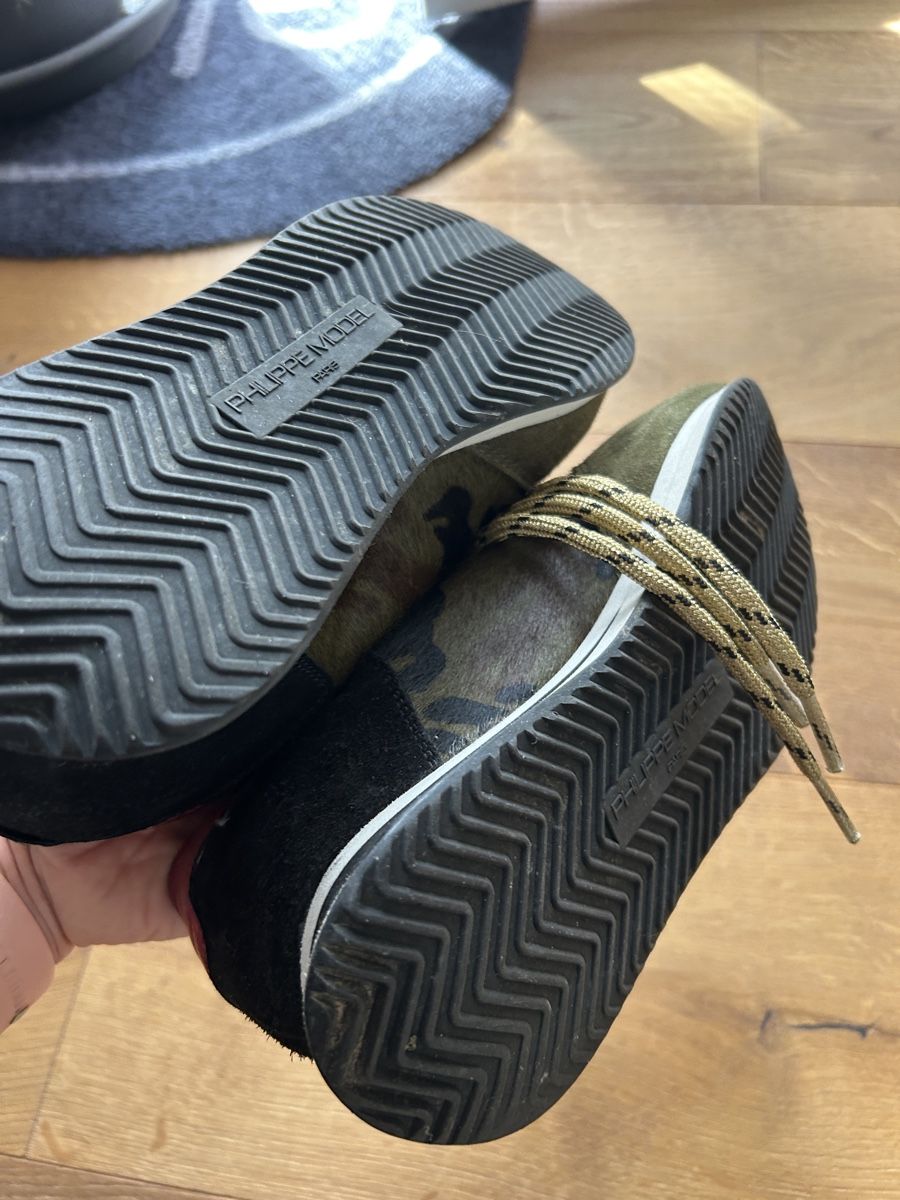 Damenschuhe: Philippe Model Sneaker Gr. 36, Olivgrün – Gebraucht aus Hausen am Albis von Speedfritz123 3