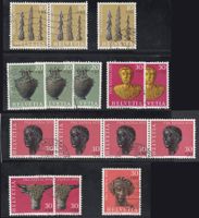 Timbres suisses Pro Patria 1972-1975