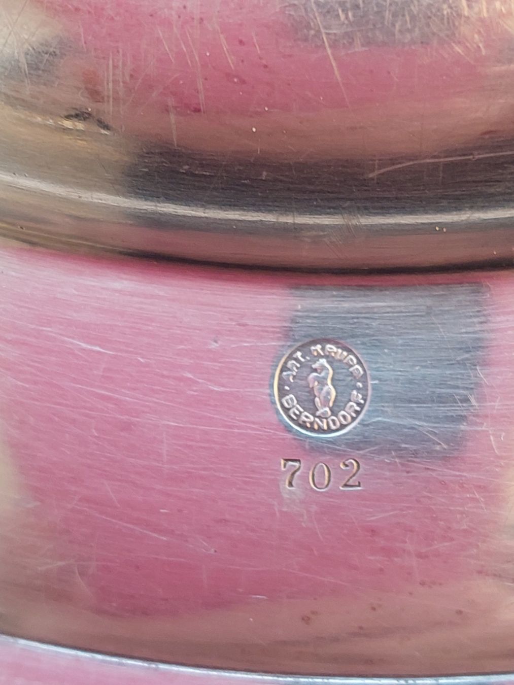 Piatti di portata: Versilberte Dekoplatte von Berndorf, Durchmesser 26 cm – Usato da Kreuzlingen venduto da peugeotj9 2