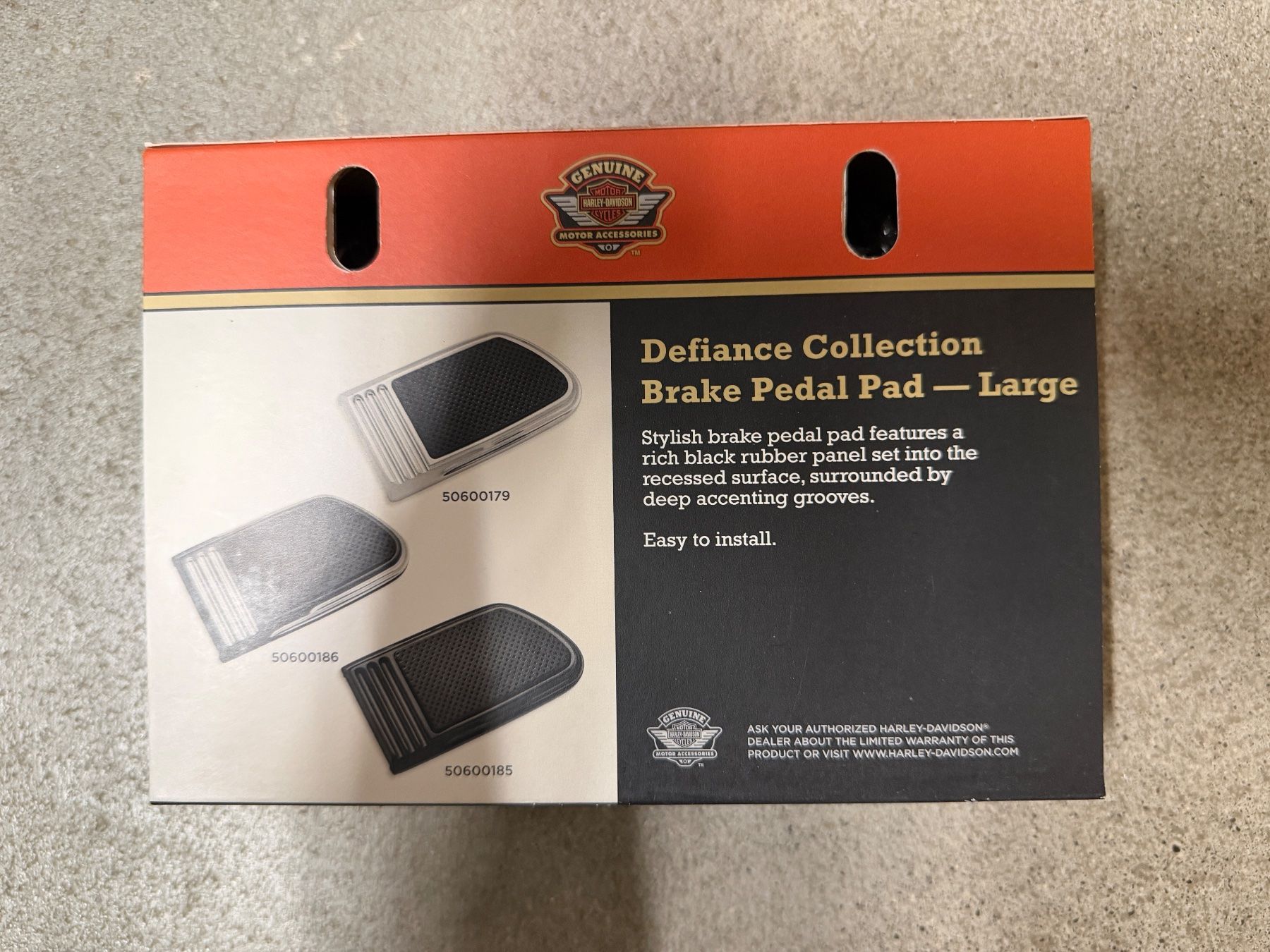 Harley-Davidson Tutti i ricambio per moto: 50600185 Harley-Davidson Bremspedal Pad – Nuovo e nell'imballaggio originale da Ostermundigen venduto da jas_9j7d 2