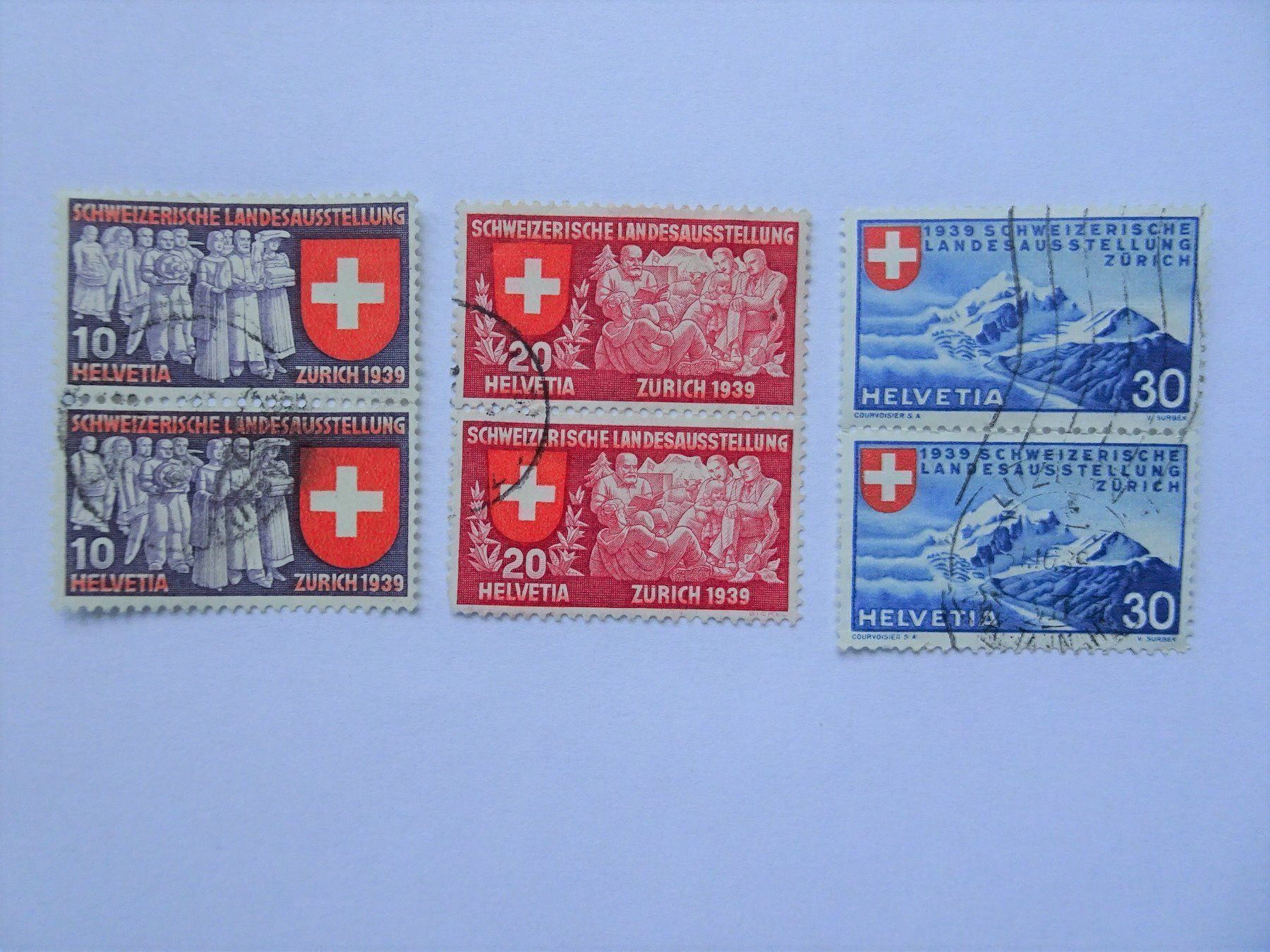Alle Briefmarken: 1939 – Gebraucht aus Aadorf von Chnorli-Furz