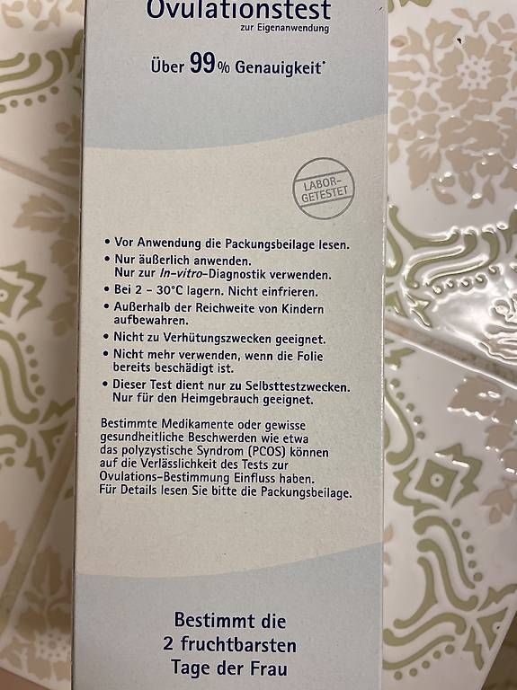 Attrezzature mediche: Ovulationstests, Fruchtbarkeittest, 5 Stk. – Usato da Gümligen venduto da patrick127 2