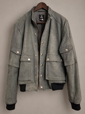 Versace Jacke, Gr. L, Top Zustand, Grau Herbst/Winter/Frühl.