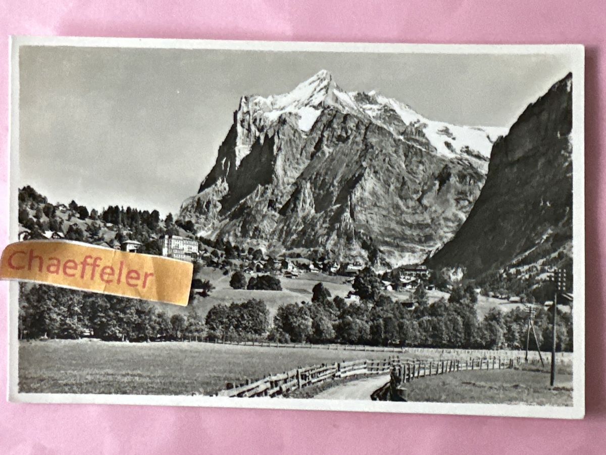 Cartes postales: Grindelwald. Wetterhorn  – D'occasion à Zürich par Chaeffeler