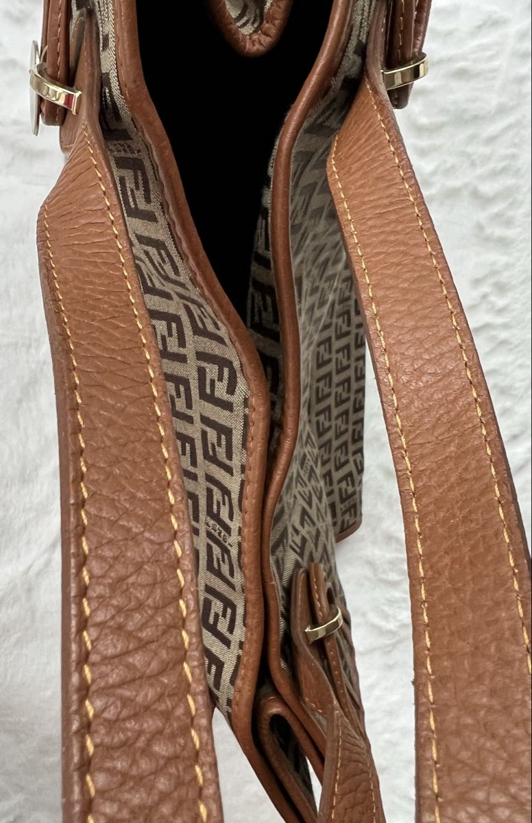 Fendi Borse da donna: Fendi braune Zucchino-Monogramm-Handtasche – Usato da Zürich venduto da ClosetKTT 4