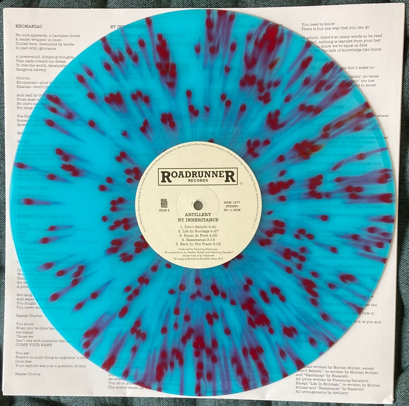 Dischi in vinile: Artillery – By Inheritance / US Reissue, Blue Red Splatter – Nuovo (secondo la descrizione) da Zürich venduto da LustForLive 4