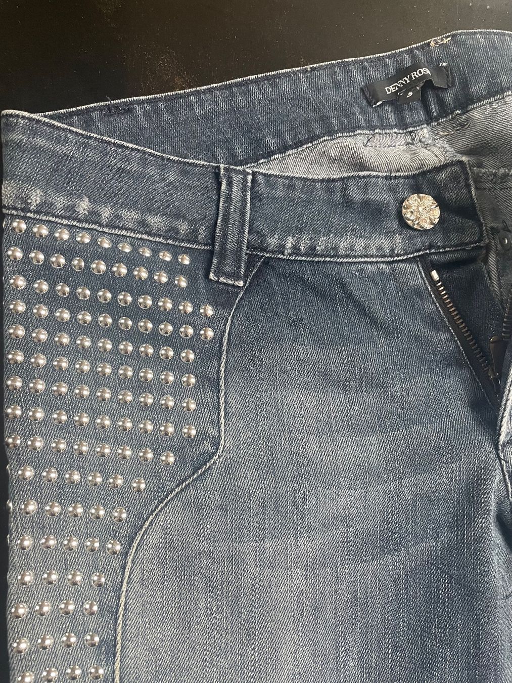 Pantaloni: Jeans Denny Rose con borchie – Usato da Minusio venduto da Pink222 1