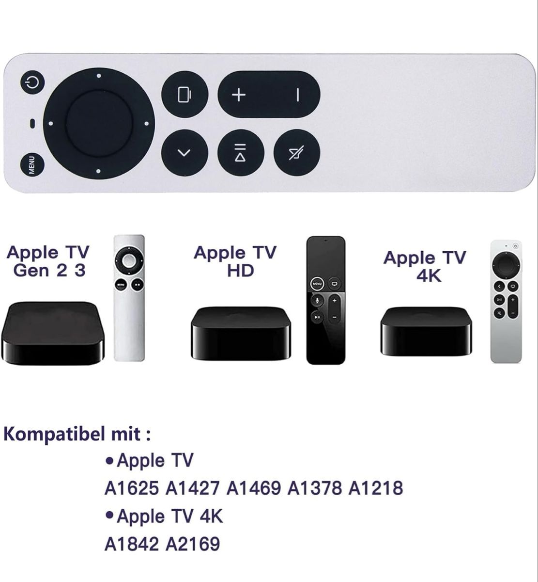 Telecomandi: Apple TV Fernbedienung / Remote – Nuovo e nell'imballaggio originale da Zürich venduto da Pascal__72247 1