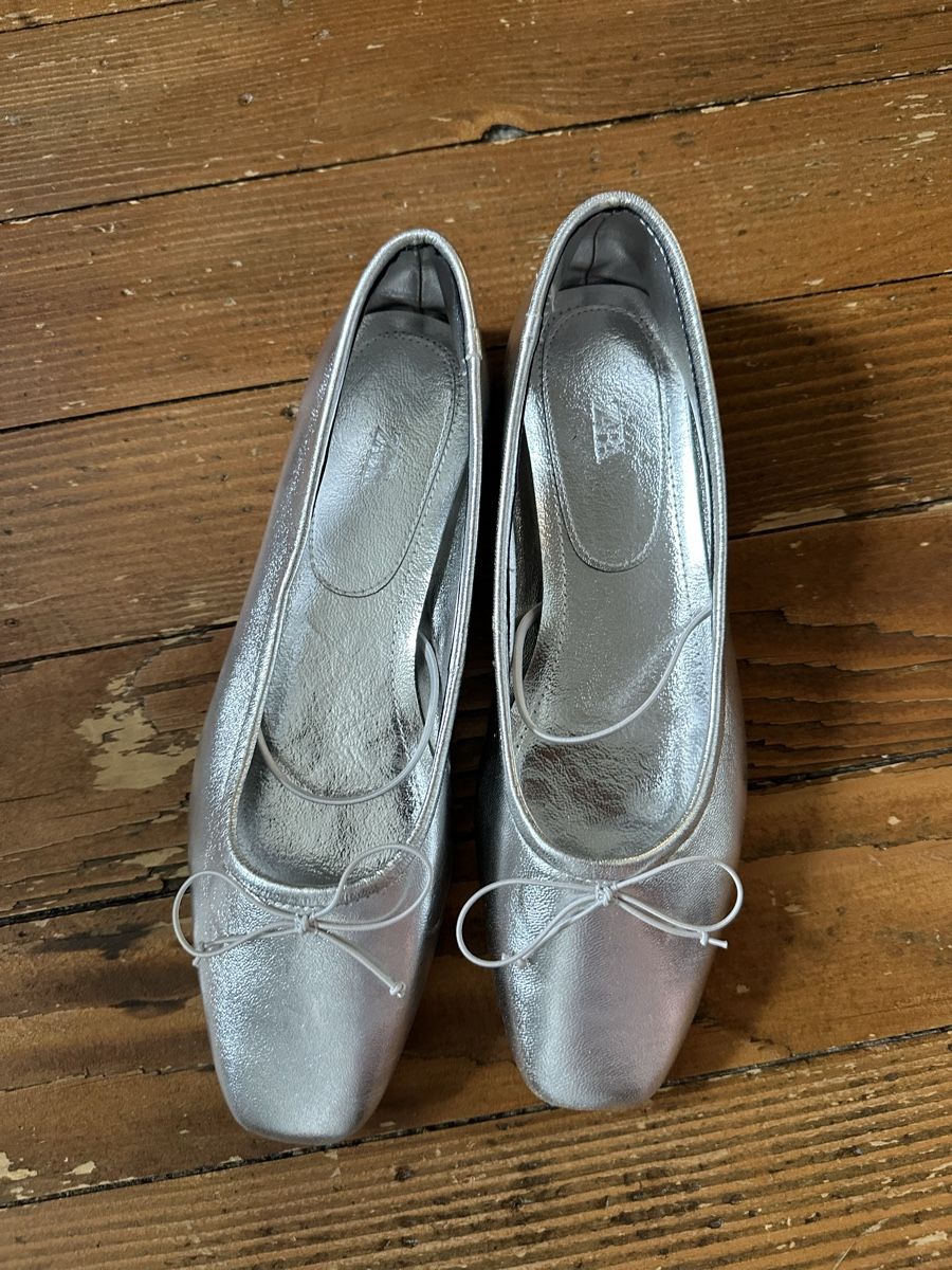 Zara Scarpe da donna: Ballerinas ZARA Silber Grösse 39 – Nuovo (secondo la descrizione) da Schaffhausen venduto da NellyE 2