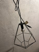 Hängeleuchte Geometric Schwarz mit Kabel und Stecker