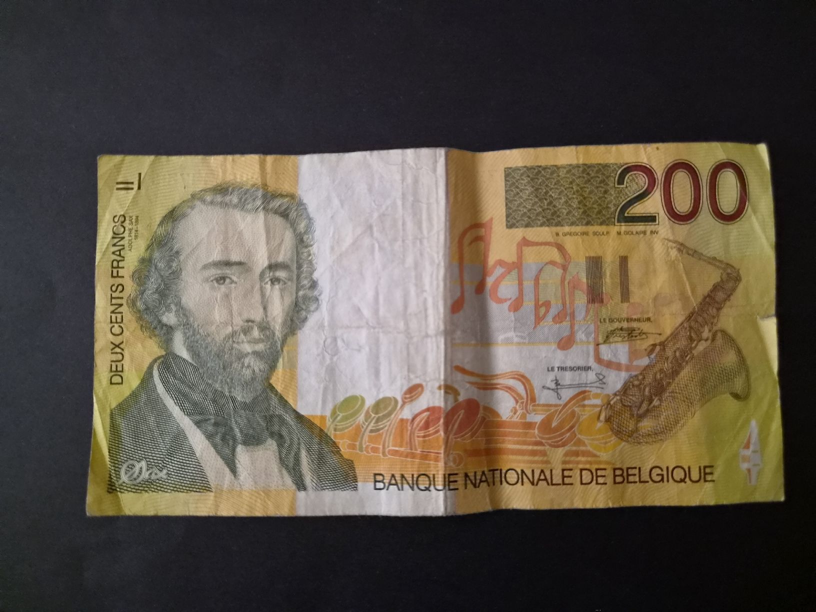Banconote: Belgique 1995 200 francs P148 – Usato da Versoix venduto da rucio