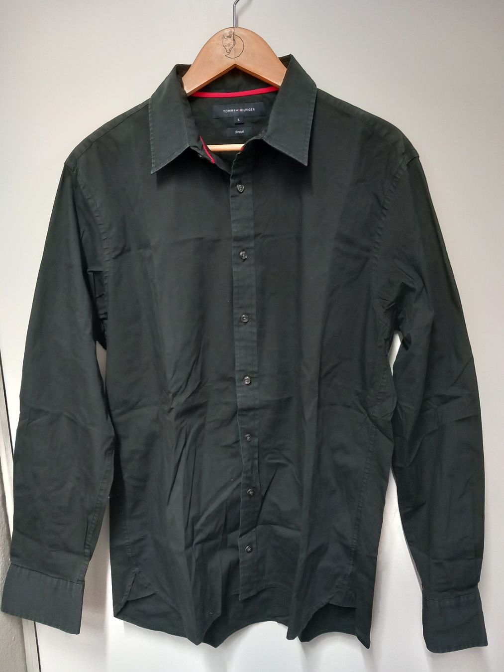 Tommy Hilfiger Camicie: Tommy Hilfiger Stretch Hemd Gr.L – Usato da Gwatt (Thun) venduto da umwelt-brocki