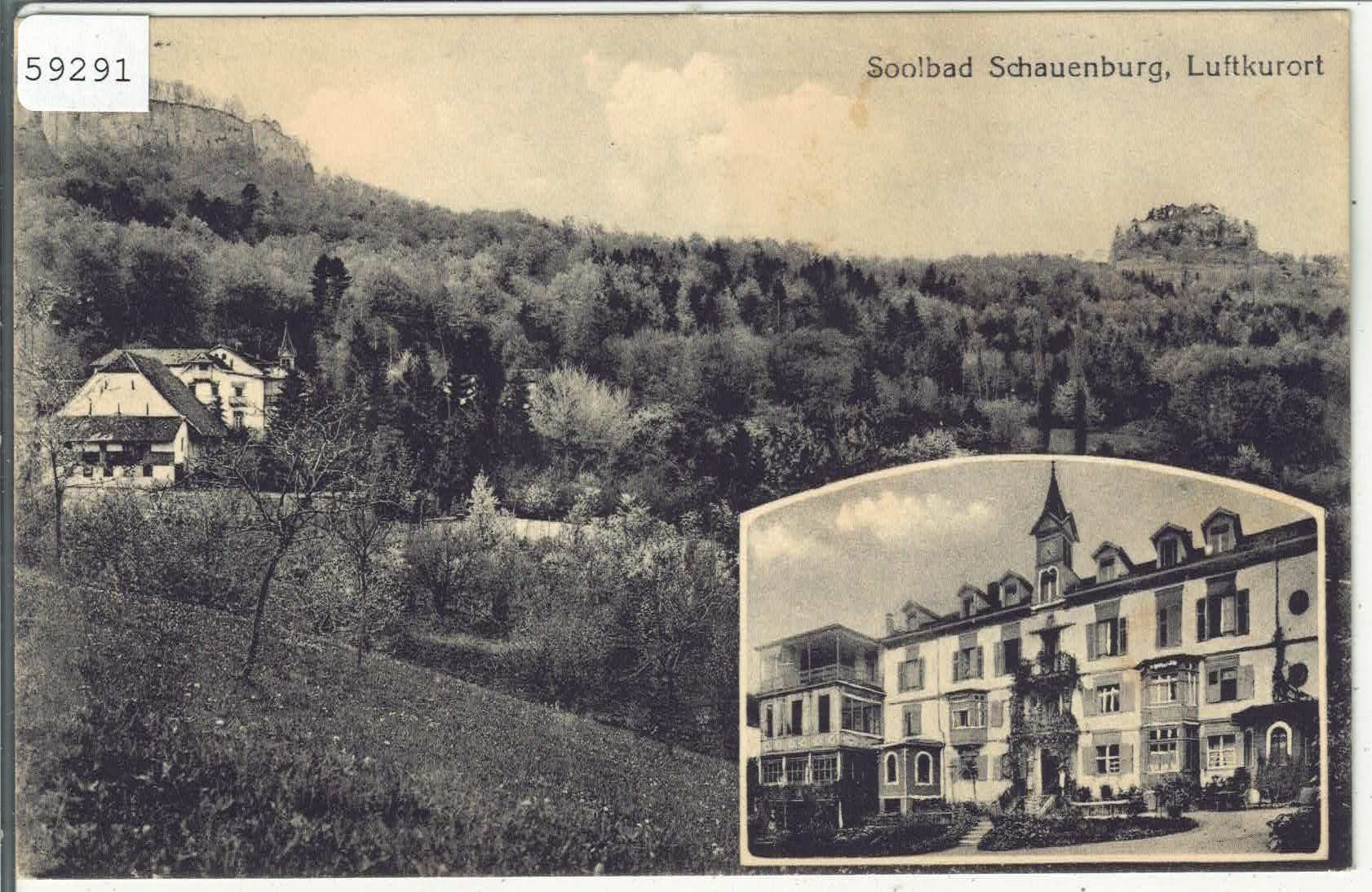 Cartoline postali: Soolbad Schauenburg, Luftkurort – Usato da Ettingen venduto da Kartenplanet
