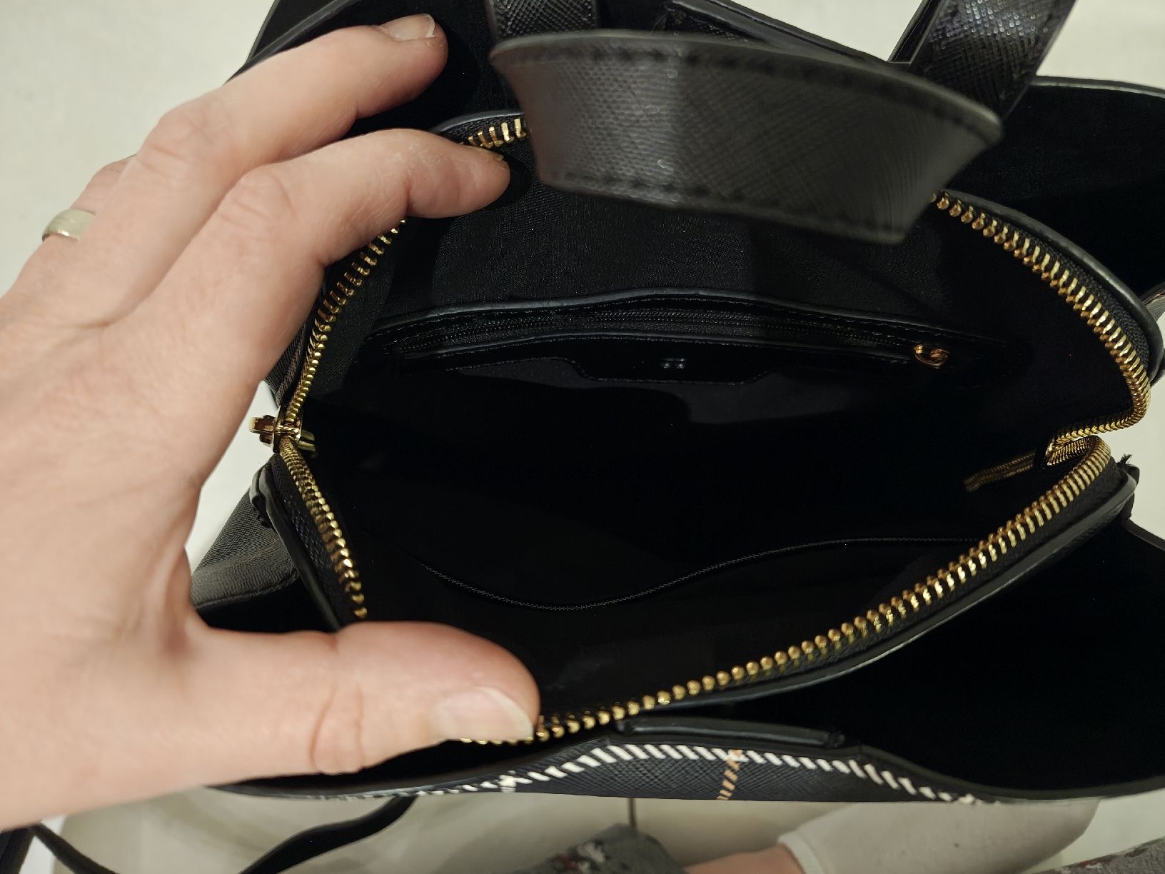 Zaini: Schicker Rucksack im Karomuster – Nuovo (secondo la descrizione) da Rütihof venduto da iva_2yts 3