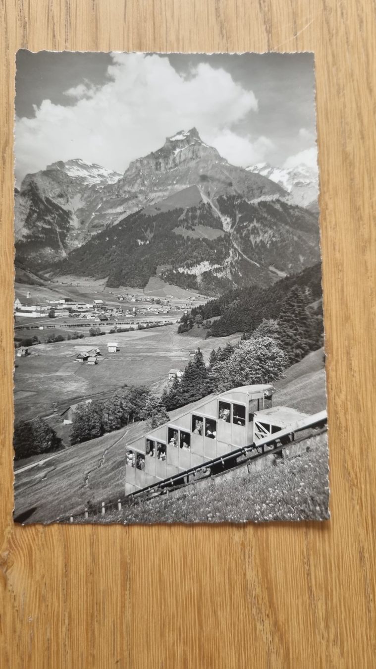 Cartoline postali: Alte Ansichtskarte Drahtseilbahn Engelberg-Gerschnialp Sc... – Usato da Bözberg venduto da heinz-d