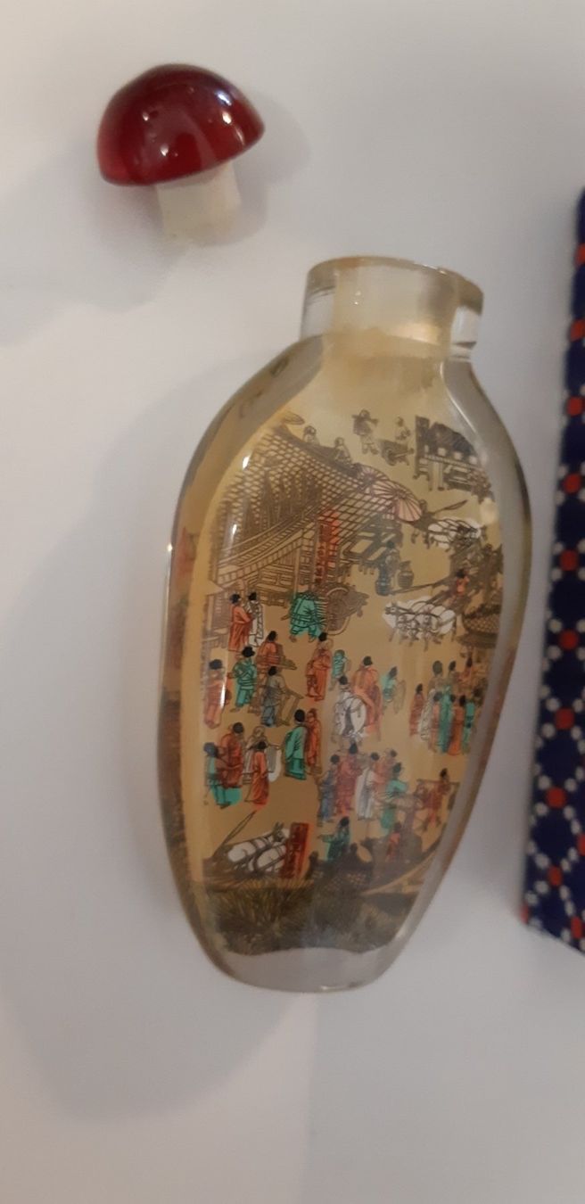 Flaconi: Chinesische  Snuff Bottle - innen handbemalt! – Usato da Stetten AG venduto da Brissago25 2