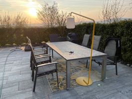 Exklusiver Gartentisch 250x110 cm | Brasilianischer Granit