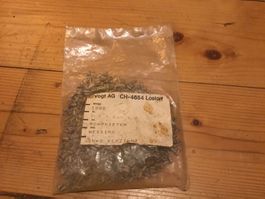 Rohrnieten aus Messing verzinkt