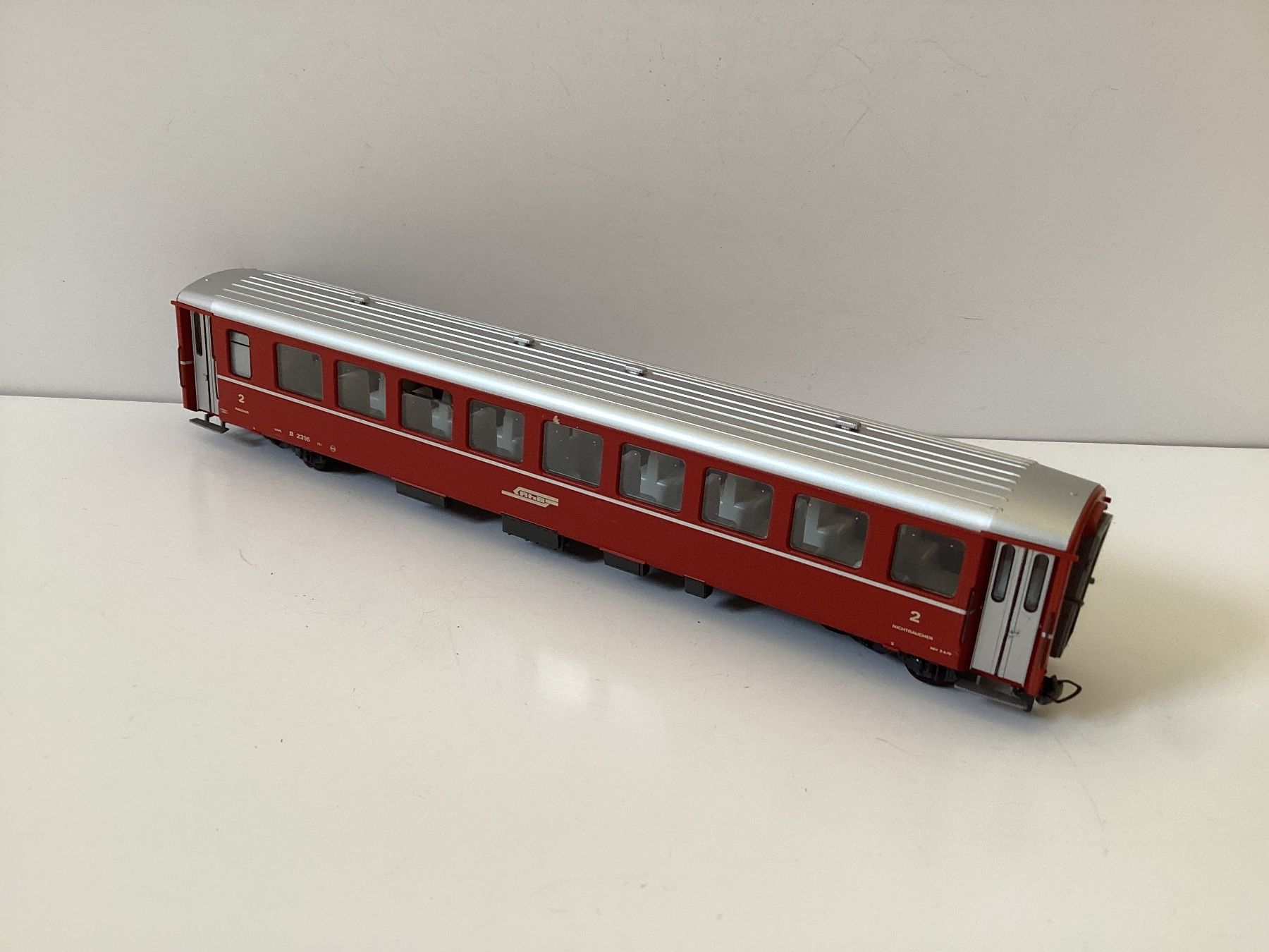 Bemo Modellini di ferrovie: Bemo Personenwagen RhB 1:87 H0m – Usato da Effretikon venduto da simtek_de 2