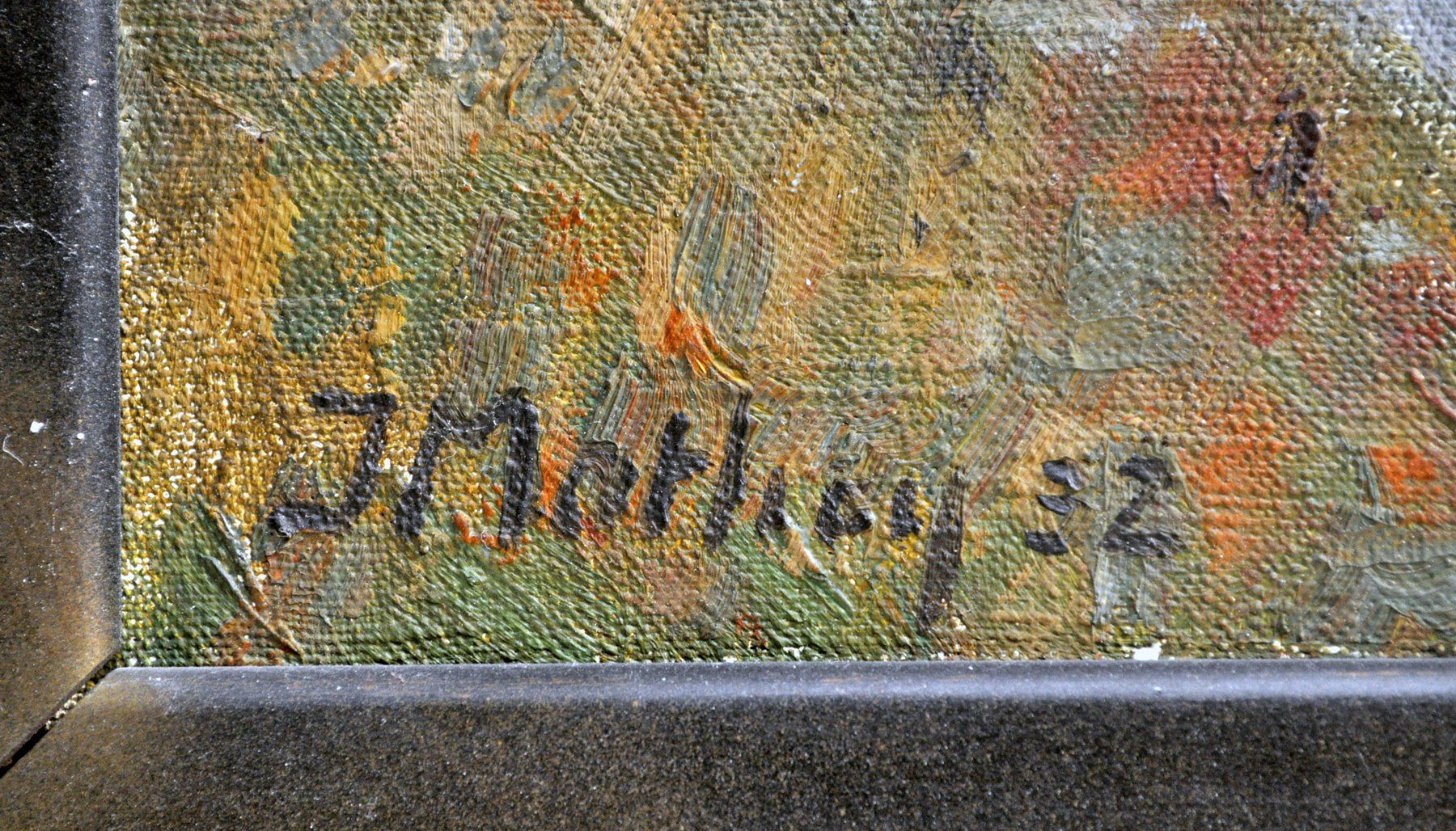 Dipinti: Tableau signé Jacques Mathey "Creux-du-Van" 1932 – Usato da Neuchâtel venduto da Neuchatel 2