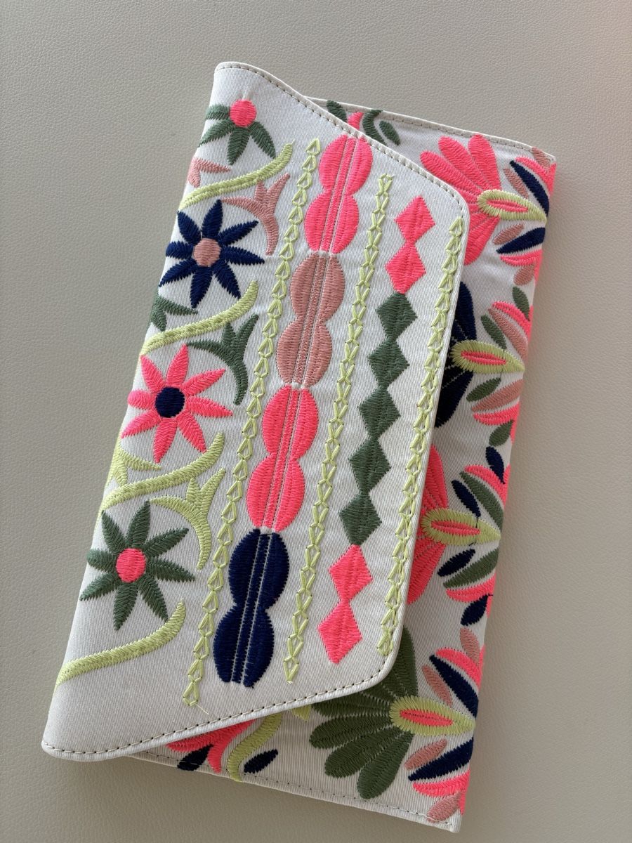 Borse & Zaini: clutch bag machine embroidery, textiles – Nuovo e nell'imballaggio originale da Lausanne venduto da oyu_hgg5 8