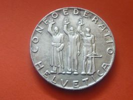 5 Fr.  1941  Bundesfeier -  Ungereinigt  .