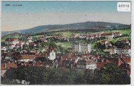 Le Locle - Vue generale - Litho