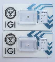 Echter Diamant, 0.19 Karat, H, VS1 mit IGI Zertifikat ✨