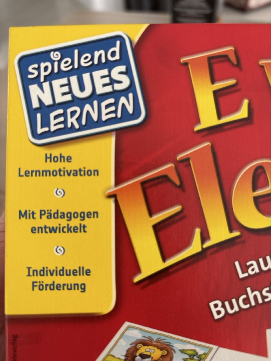 Ravensburger Giochi: Ravensburger E wie Elefant - Lernspiel, Buchstaben entdecken – Usato da Niederwil AG venduto da pat_l6fn 4