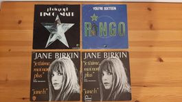 4 Singles Platten zu verkaufen