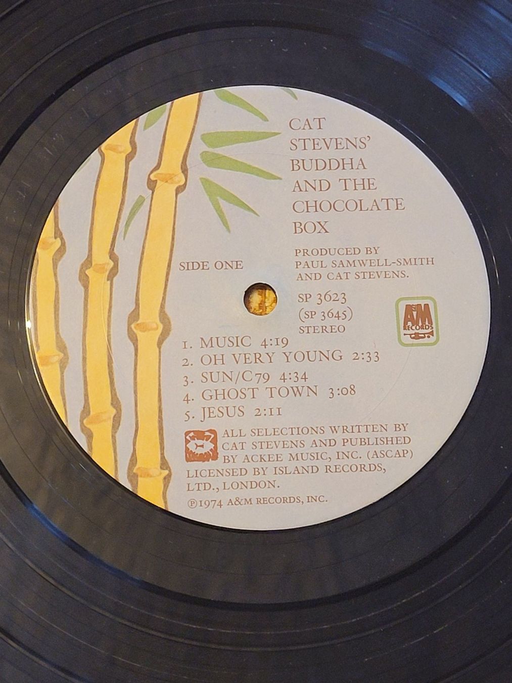 Dischi in vinile: Vinyle Cat Stevens Buddha And The Chocolate Box – Usato da la Chaux-de-Fonds venduto da Lampe 4