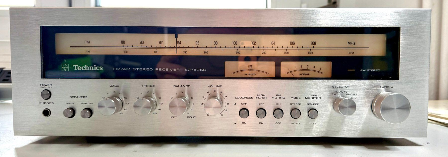 Technics Receiver: Ampli tuner Technics SA-5360 – Gebraucht aus Perly von inf_jnp6