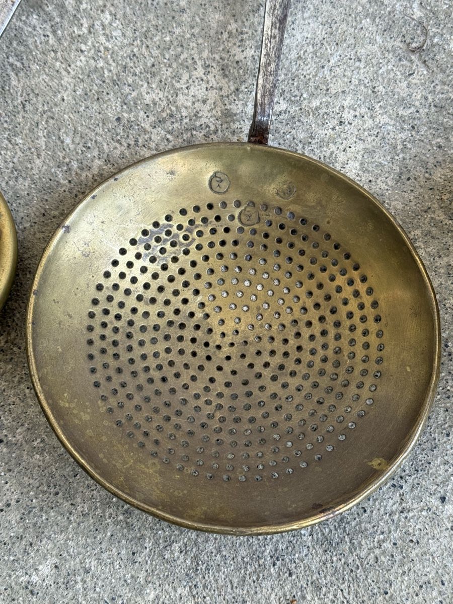 Bestecksets: 4 antike Schöpfkellen Messing / Schmiedeeisen  – Gebraucht aus Konolfingen von petzipetz 2