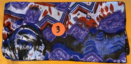Foulard 110 cm. x 110 cm. Baumwolle (3)
