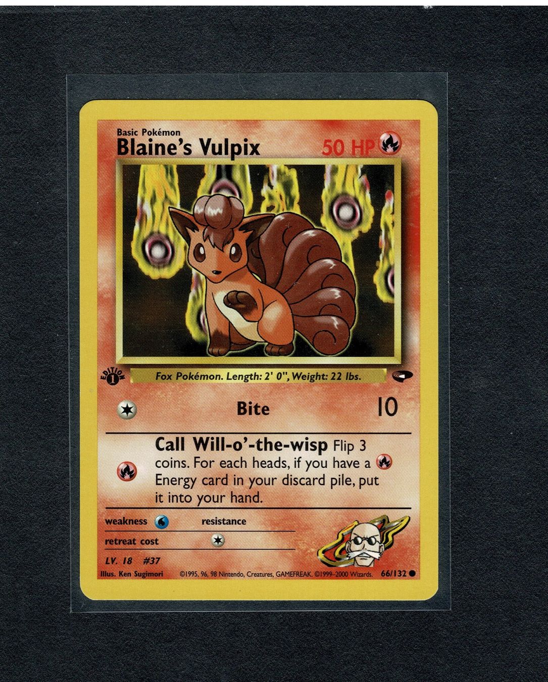 Pokémon Carte collezionabili: Blaine's Vulpix- 1st Gym Challenge – Usato da Giubiasco venduto da rude01