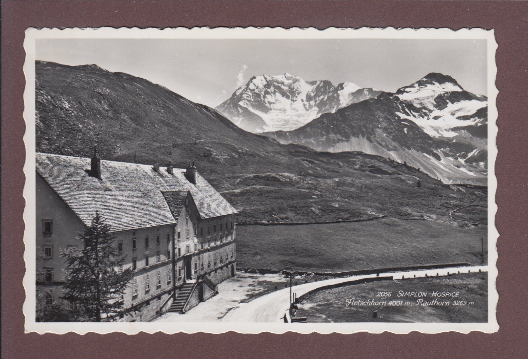 Cartoline postali: SIMPLON-HOSPICE - Fletschhorn – Usato da Pully venduto da nicecards