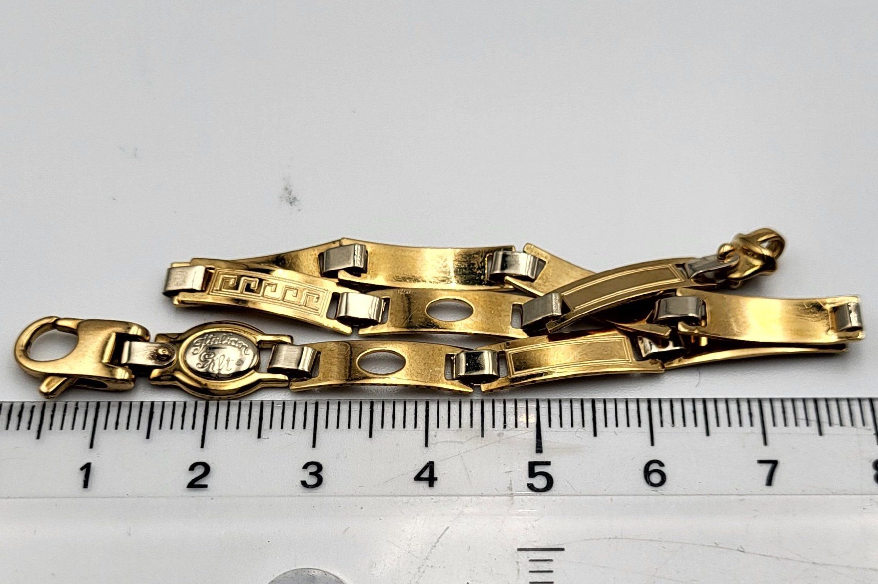 Bracciali & Braccialetti: 18 karat 750 Bicolor Gold Armband – Usato da Wald ZH venduto da Aniade 1