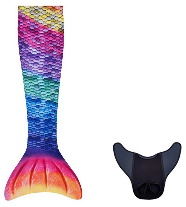 Pinne, Maschere & Boccagli: Meerjungfrau-Flosse Rainbow Grösse S – Nuovo e nell'imballaggio originale da Walenstadt venduto da Trend-24