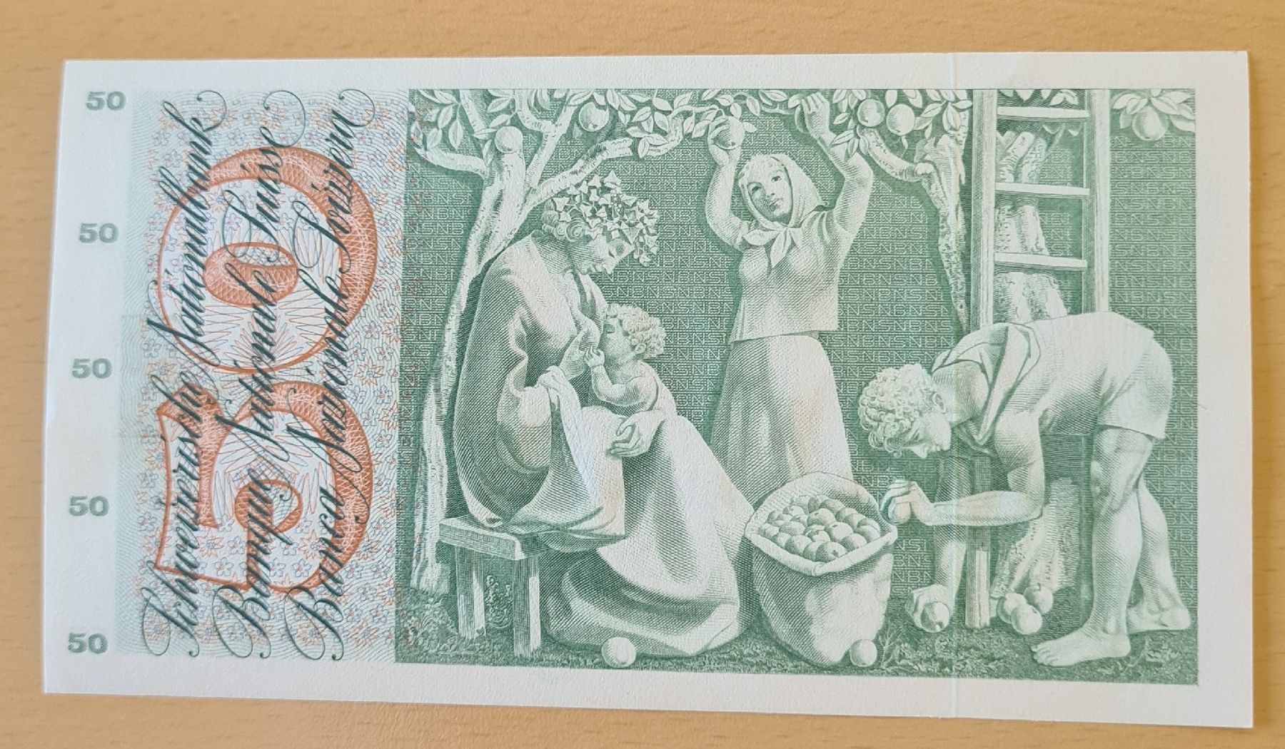 Banconote: 50-Franken-Note von 1963 - – Nuovo (secondo la descrizione) da Grüningen venduto da Highclere 1