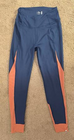 Maloja AntellaM. Sport-Leggings  Navy/OrangeGrösse SDamen