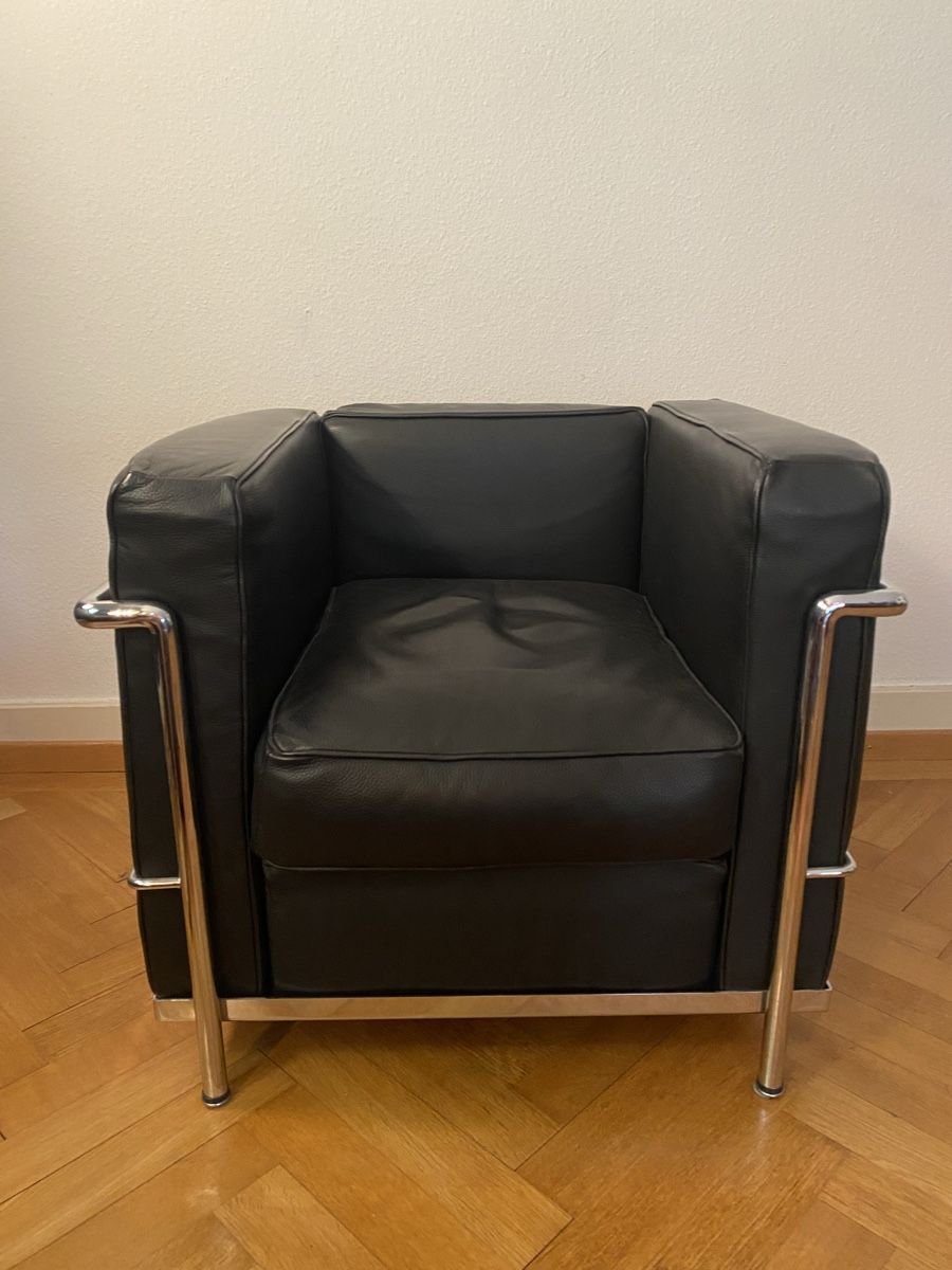 Poltrone: Design Sessel Chair LC2 Corbusier Stil – Usato da Olten venduto da sportwelt 1