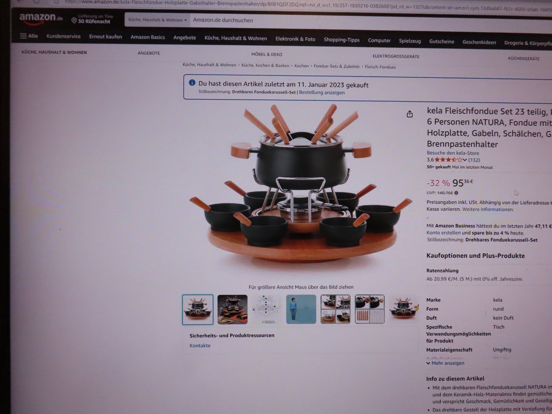Padelle: Kela   Fleischfondue   Set 23  Fellig – Usato da Rüfenacht BE venduto da tial70 4