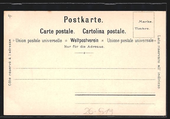 Cartes postales: C. Steinmann: Interlaken, Stadtansicht m – D'occasion à Berlin par bartko-reher 1