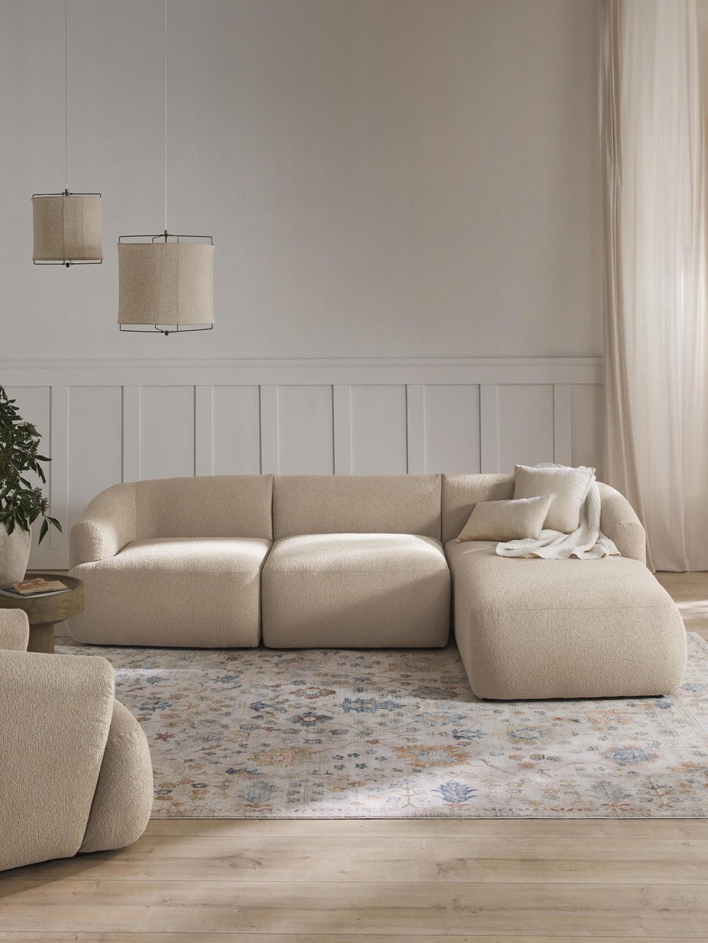 Westwing Divani: Sofia Modulares Bouclé-Ecksofa (4-Sitzer) CHF 4349-45% – Nuovo (secondo la descrizione) da Otelfingen venduto da Yvonne_Outlet 1