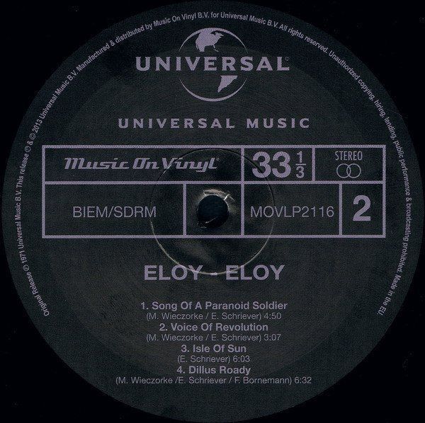 Dischi in vinile: Eloy – Eloy – Nuovo e nell'imballaggio originale da Brittnau venduto da Zibu 4